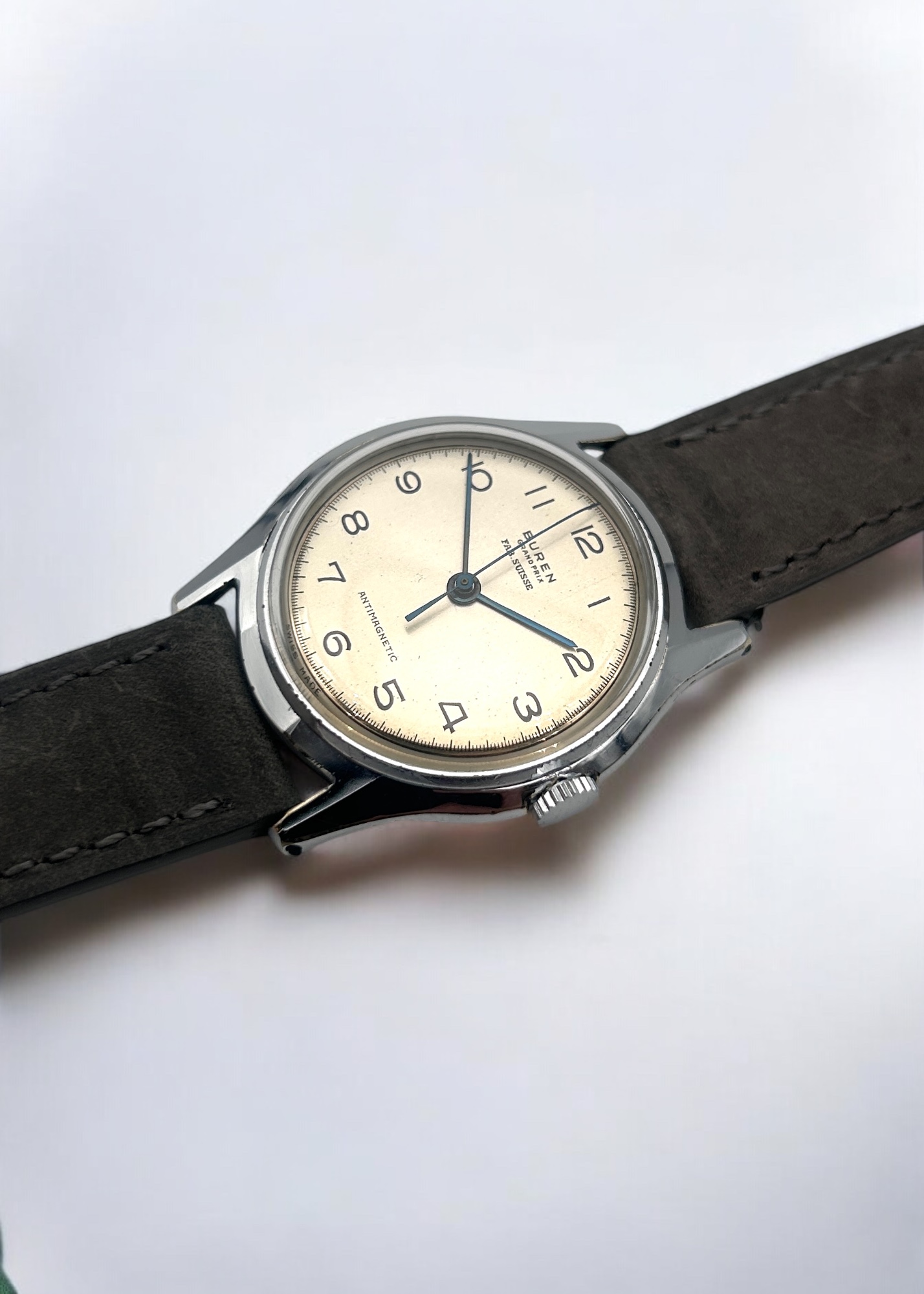Montre Bracelet Buren Grand Prix Mécanique - 33 Mm - Occasion à Réviser