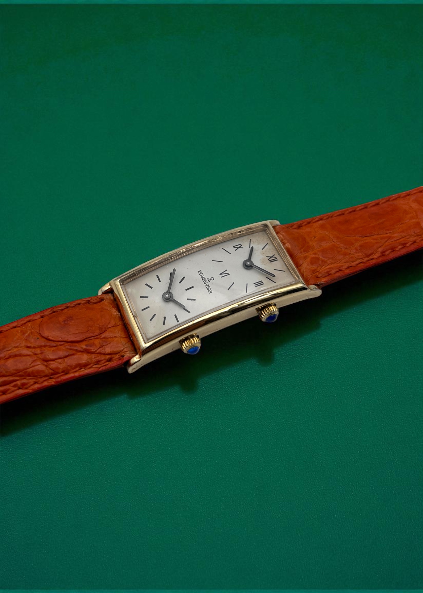 Montre Vintage Richards Zeger - Bracelet En Argent Massif - Occasion Très Bon état