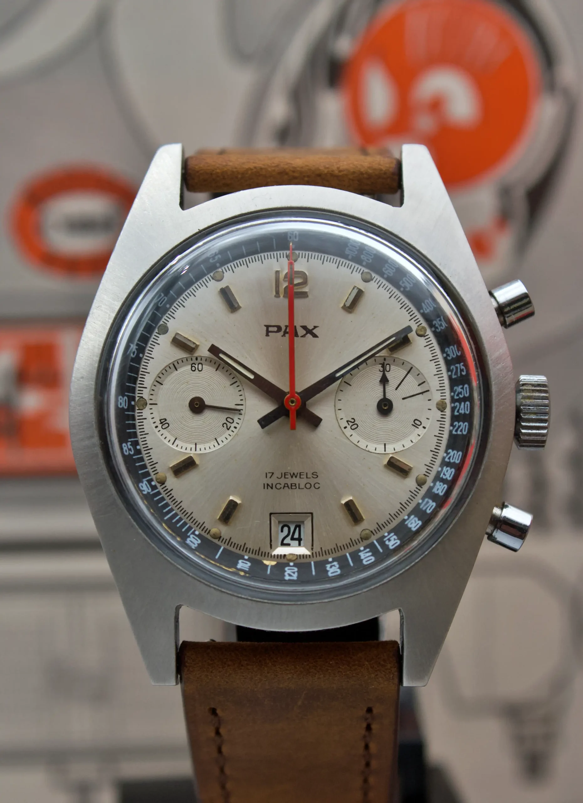 Chronographe PAX Valjoux 7734 - Année 1970